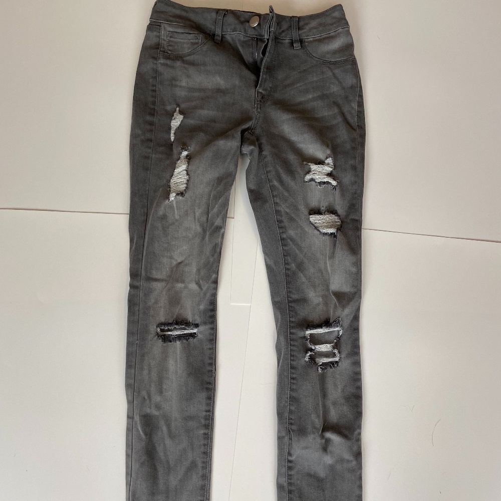 Grey Skinny Jeans
